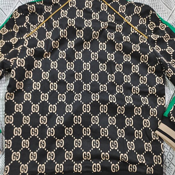 Gucci Classic Double G All-Over Print Baseball Jacket - Picture 3 of 10